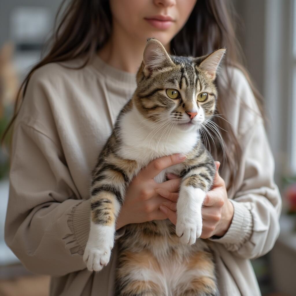 Cách bế mèo đúng cách: Hướng dẫn chi tiết