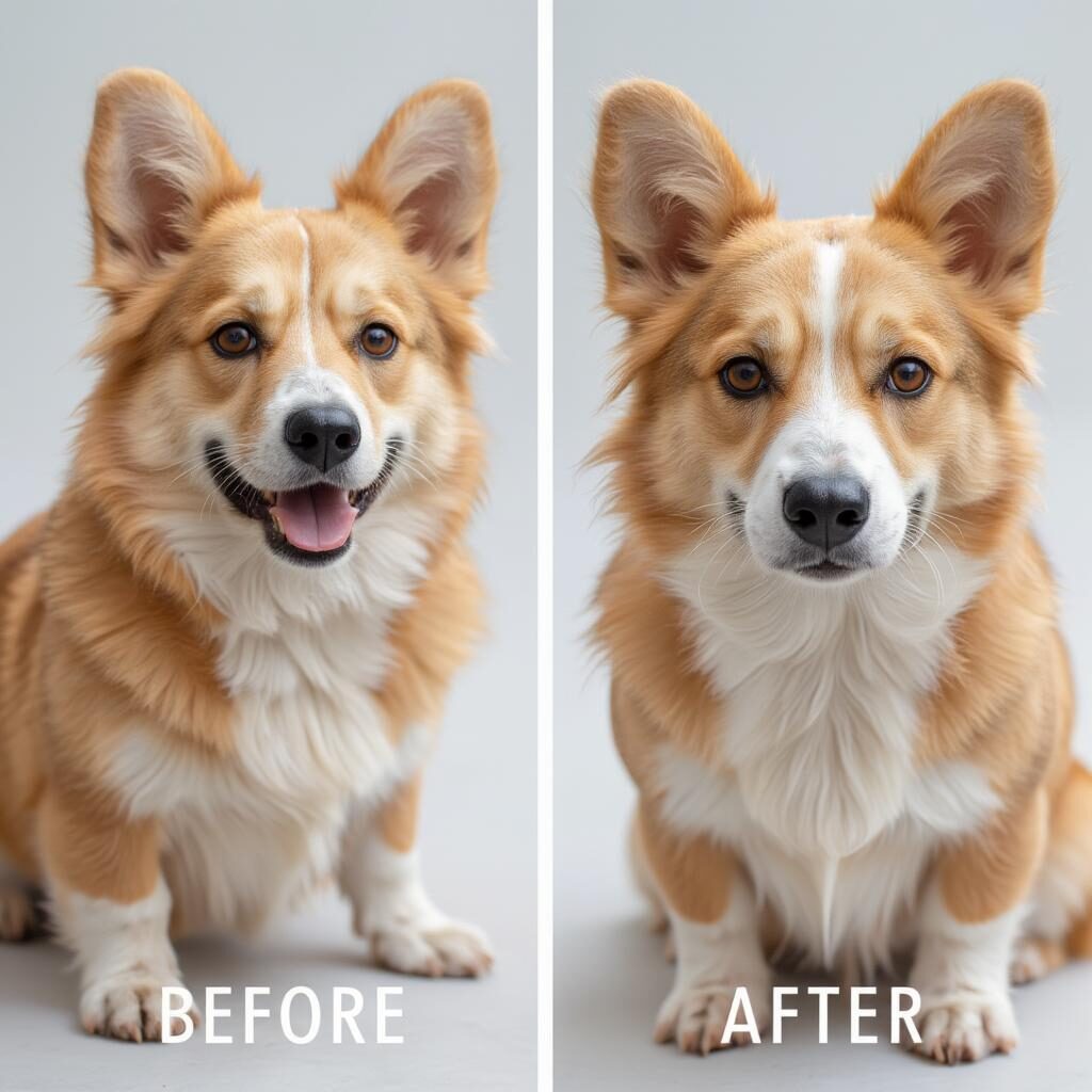 Cạo lông chó Corgi: Lợi ích và Tác hại
