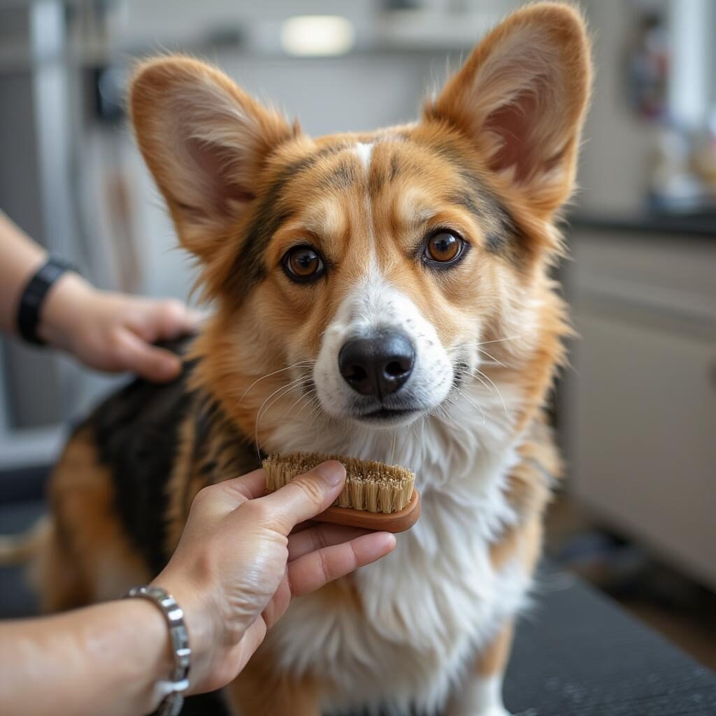 Chăm sóc lông cho chó Corgi