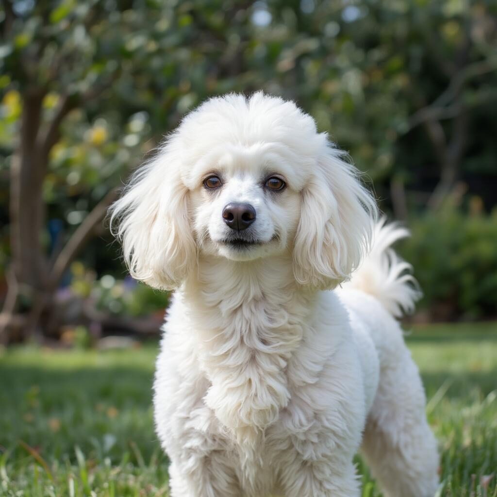 Chó Poodle lông mượt mà