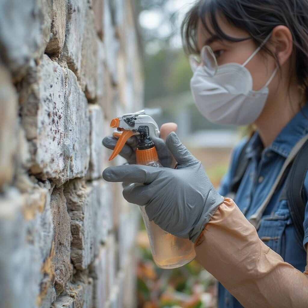 Diệt ve chó bám trên tường bằng thuốc diệt côn trùng