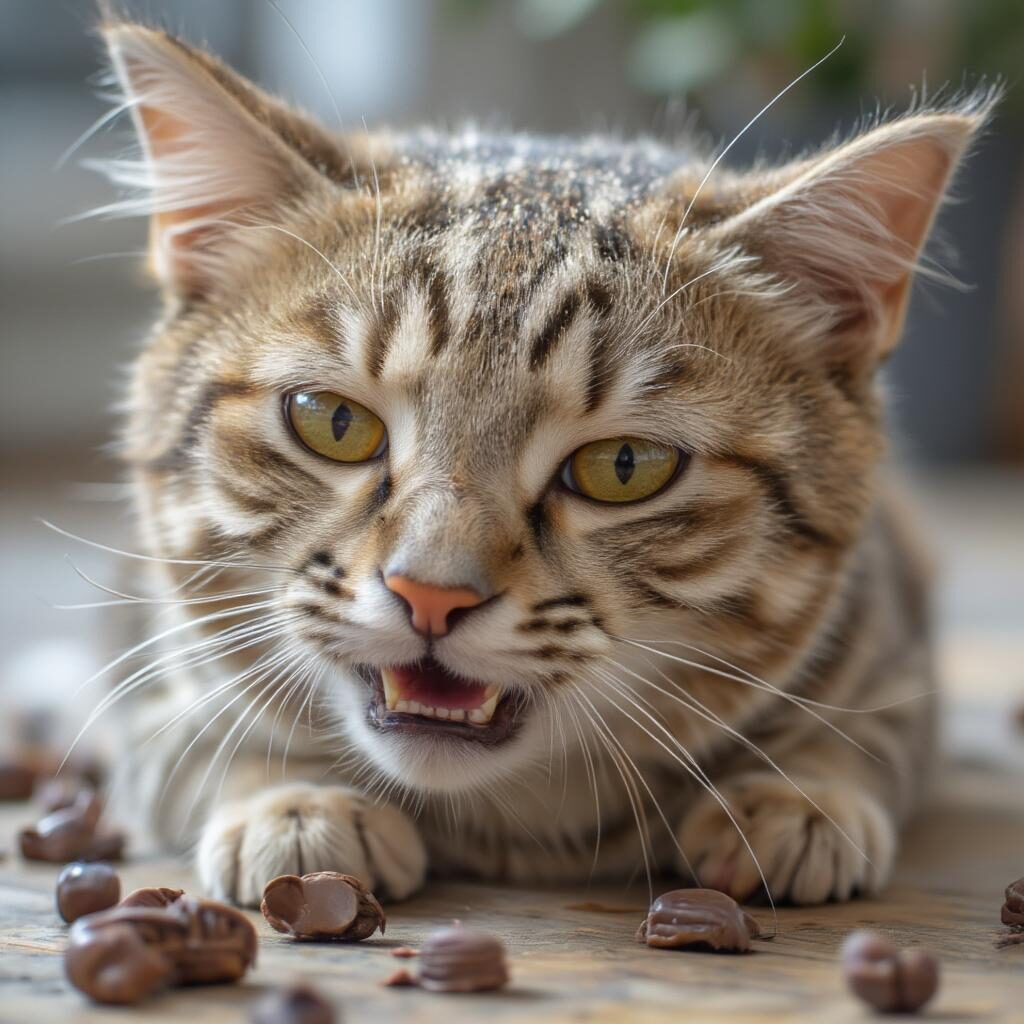 Mèo bị ngộ độc socola
