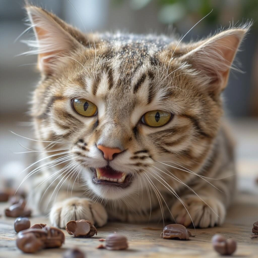 Mèo bị ngộ độc socola